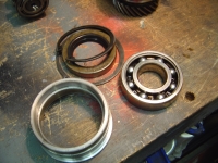  rear bearing and housing and oil seal